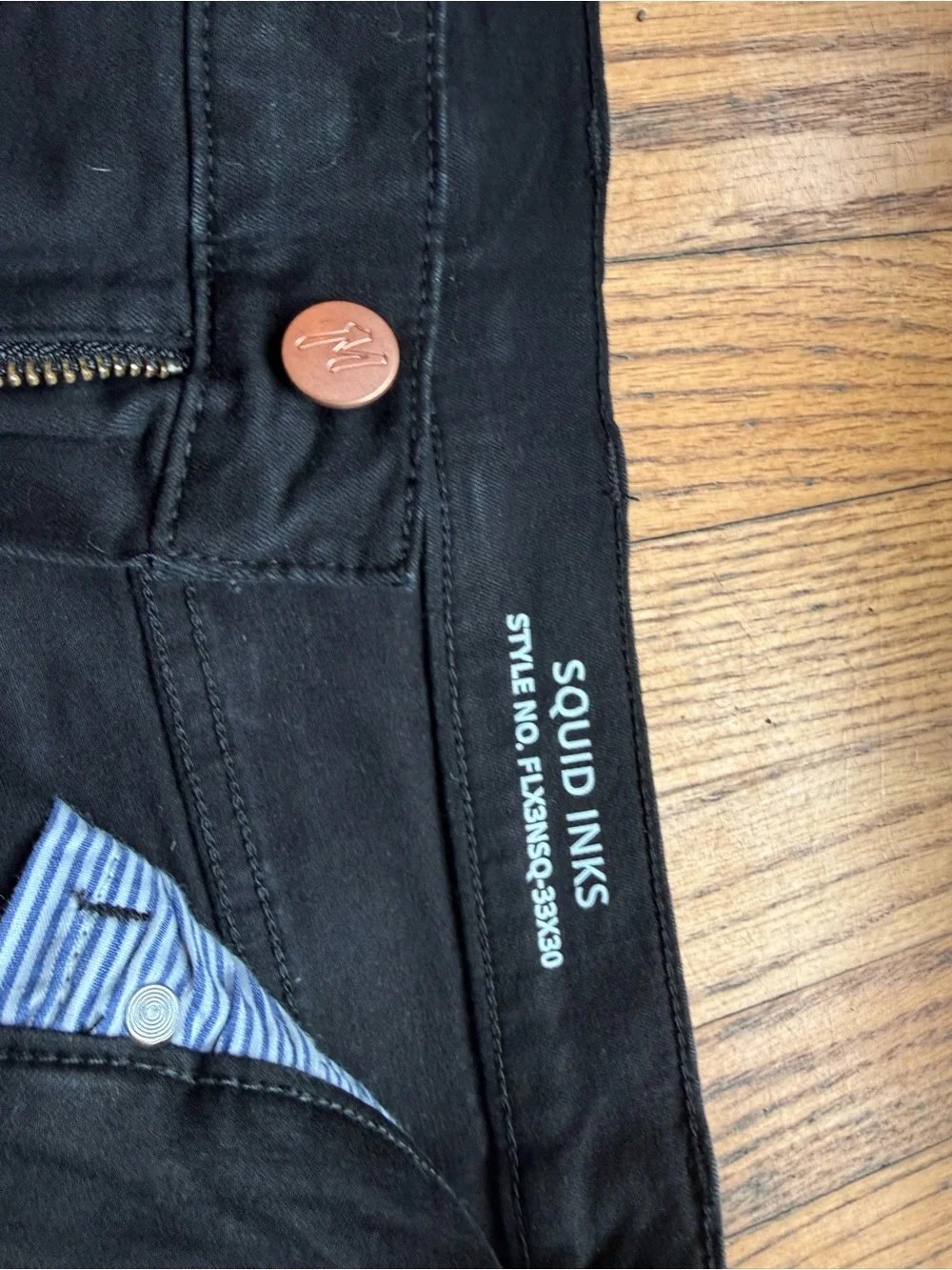 Mugsy Men's Straight Black Jeans